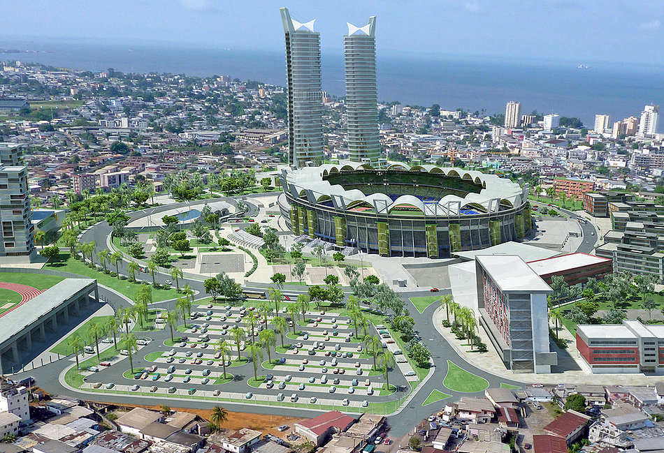 Gabon city